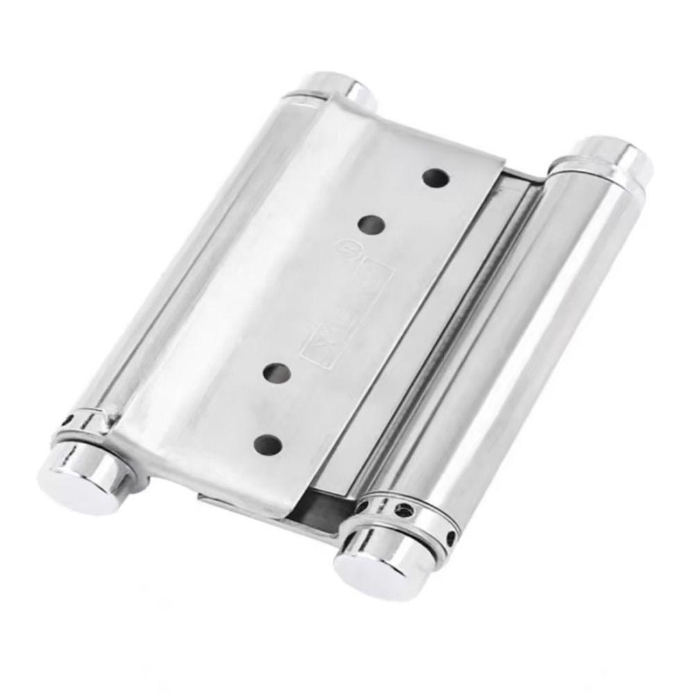1Pcs Double Opening Door Hinge With Inner And Outer Free Spring Hinge Hardware Accessory