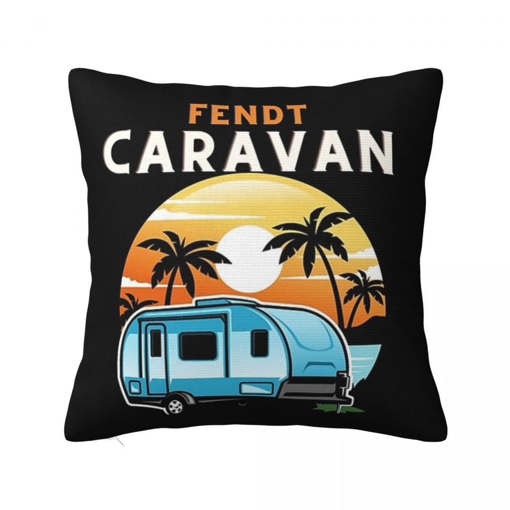 Fendt Caravan Essential Quadratische Kissenhülle Kissenbezug Kissen Reißverschluss Dekorativ Komfort Wurfkissen für Zuhause Wohnzimmer