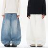 Neue Frühjahrs- und Sommer-Jeans für Herren und Damen, lockere, gerade, personalisierte Säbelhosen