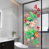 Water Proof Flower Koi Sticker Lotus Leaf Decorative Sticker  For Kitchen and Bathroom