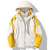 Unisex 3-in-1 Waterproof Windproof Outdoor Jacket With Fleece Liner Hiking Climbing Skiing Small Stature