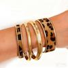 Geometric winding lines irregular shape open bracelet bracelet female combination suit punk exaggerated style