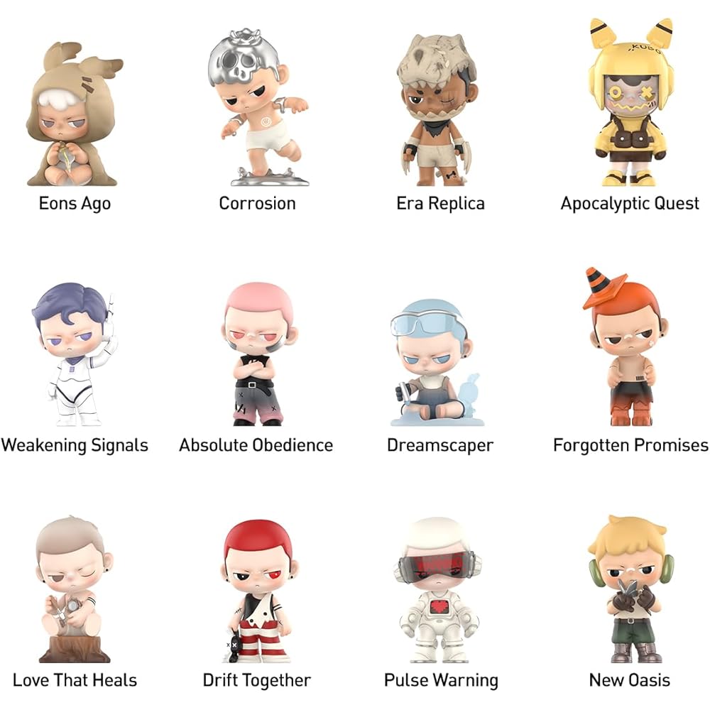 Pop Mart Kubo City of Sunset Series Blind Box Figure 1 Piece PVC Toy Collectible Original Character