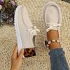 Fashion 2024 Hot Selling High Quality Spring and Autumn Women's Single Shoes Flat Vulcanized Shoes Solid Color Women's Shoes Zapatos