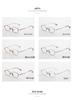 Unisex M6717S Titanium & Acetate Retro Eyeglass Frame – Prescription-friendly for Nearsightedness