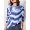 Women's Striped Long Sleeve T-Shirt