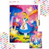 Themed Alice In Wonderland Diamond Painting Kit Handmade Diy Home Decoration for Beginners and Craft Lovers