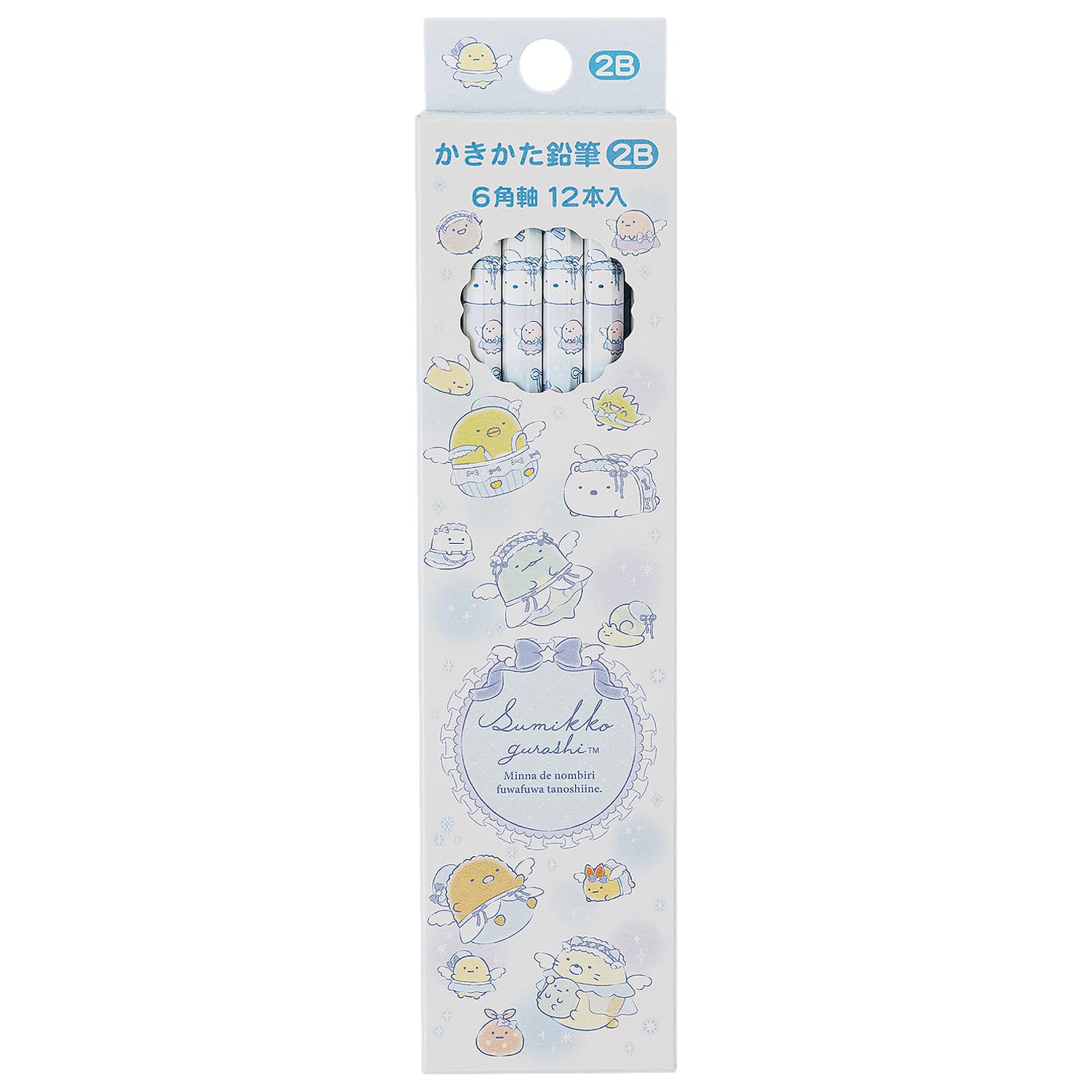 Sumikkogurashi Writing Pencils 2B Go Go School Angel PH25201 San-X 12-Pack