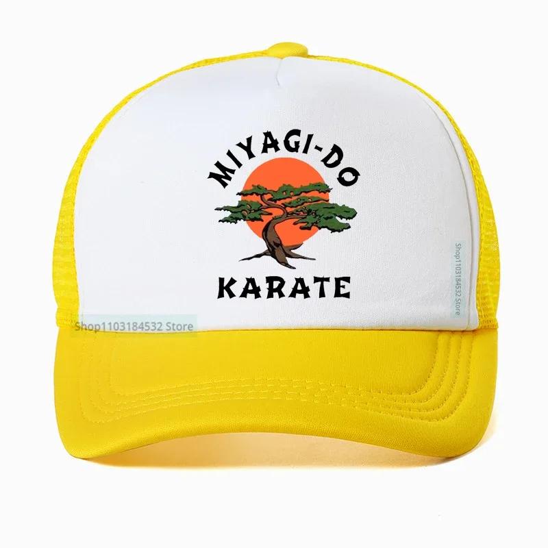 Miyagi Do Jo Trucker Caps Inspired By Karate Kid Funny Baseball Cap Martial Art Retro Cool Unisex hat Mesh Visor Outdoor Sun Hats