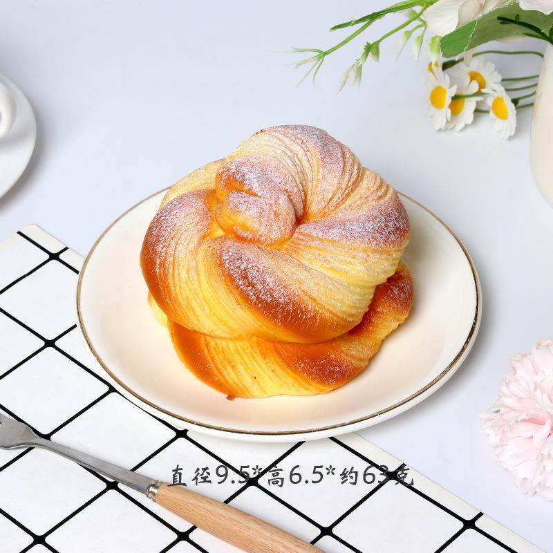 Pu Slow Rebound Food Play Squeeze Toy Simulation Tart Toast Cake Bear Model Fun Wet And Soft Feel Stress Relief Happy Fidget Toy
