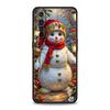 Christmas Snowman Case For Realme C67 C63 C55 C53 C35 C25 C21 GT 2 3 5 6 10 11 12 13 Pro Plus 5G Soft TPU Phone Cover Fundas Bag