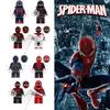 G0120 Superhero Building Blocks Spider-man Great Responsibility Suit In Red Cape