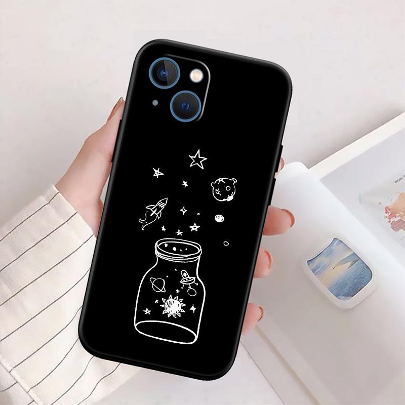 BH4 Astronaut Planet Space Moon Phone Case for Samsung Galaxy S20 S21 S22 Ultra FE + Plus A21S A22 A24 A25 A26 A30 A30S A31