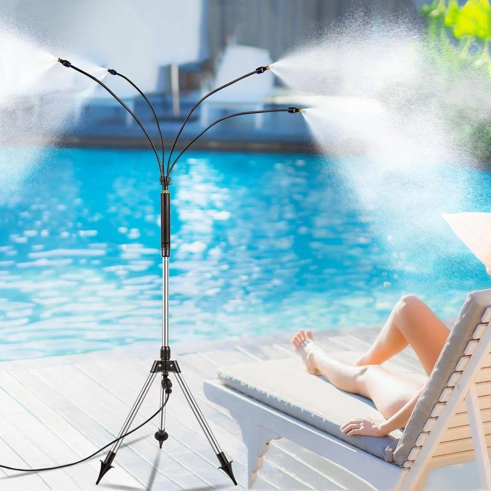 Portable Standing Misters Adjustable Height Portable Misters Sprayer Water Misters Garden
