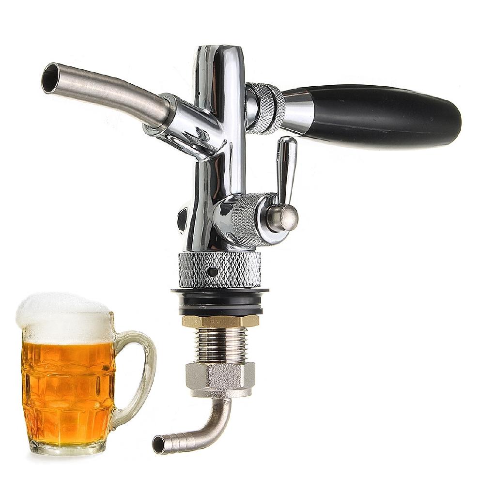 Draft Beer Faucet Adjustable Homebrew Dispenser with Flow Controller For Keg Tap for Bars Hotels Restaurants Home G5/8