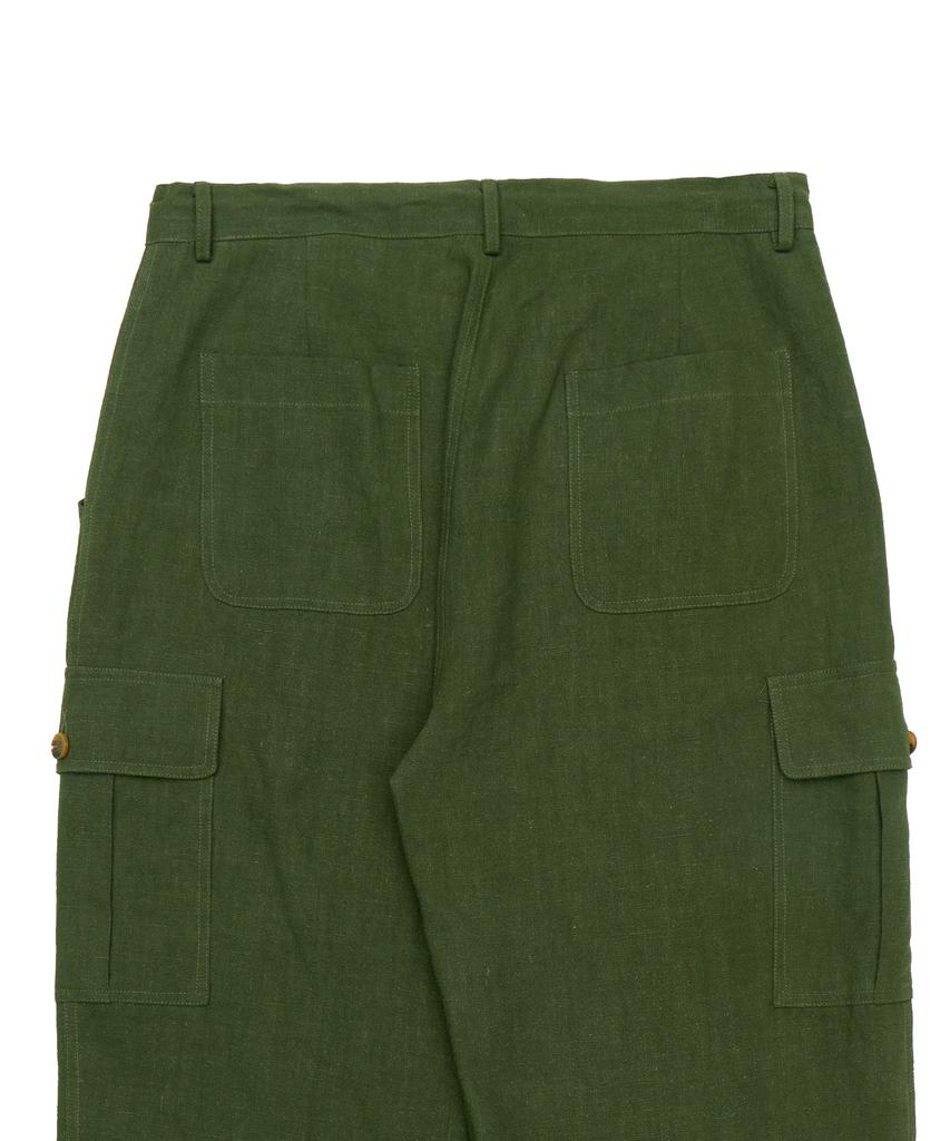 GLW Wide Front Pocket Summer Cargo Pants Khaki