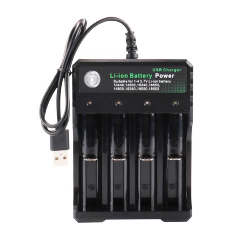 4 USB Slots Black