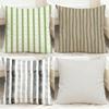 Stripes Cushion Cover Comfortable Reversible Pillow Cover Ideal For Car Sofa Bedroom & Beyond