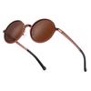 Gafas de Sol Polarizadas BARCUR de Lujo Vintage Exquisitas para Mujer con Montura Circular Metálica de Alta Calidad UV400 Gafas de Sol para Hombre