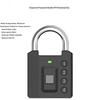 Compact Fingerprint Padlock for Backpacks, Luggage, Dorms, and Cabinets