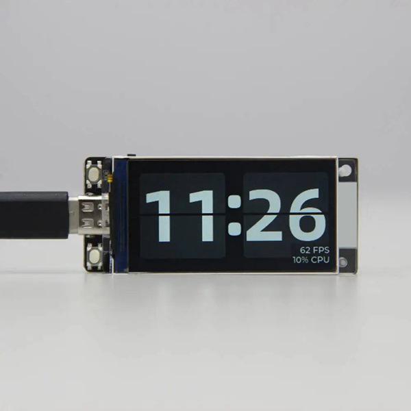 ESP32-S3R8 T-Display-S3 (Black, PCB)