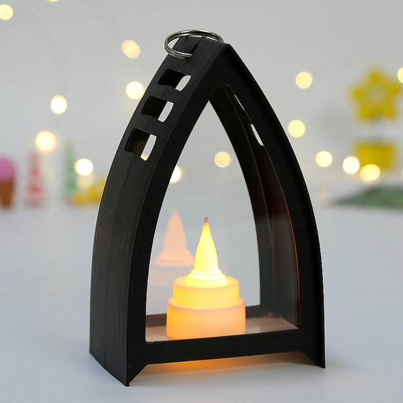 Portable Lanterns Vintage Style Candle Holder Night Lamp Ornament Outdoor Indoor Decorative Lantern