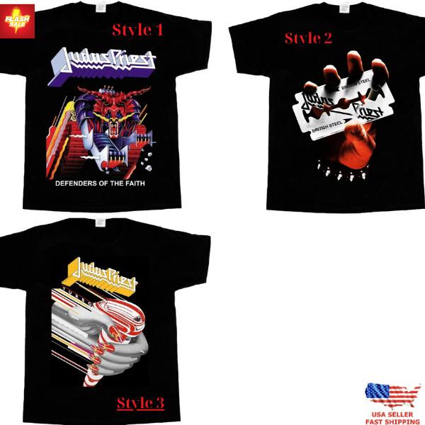 

Judas Priest Turbo Defenders Of The Faith T-Shirt, New Short Sleeve Band Tee Unisex T-Shirt L