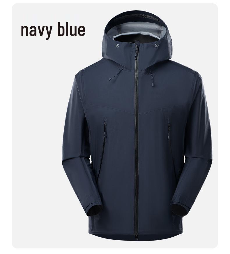 Unisex Outdoor Waterproof Windproof Jacket - Lightweight Hard Shell, Long Sleeve Mountaineering Outerwear