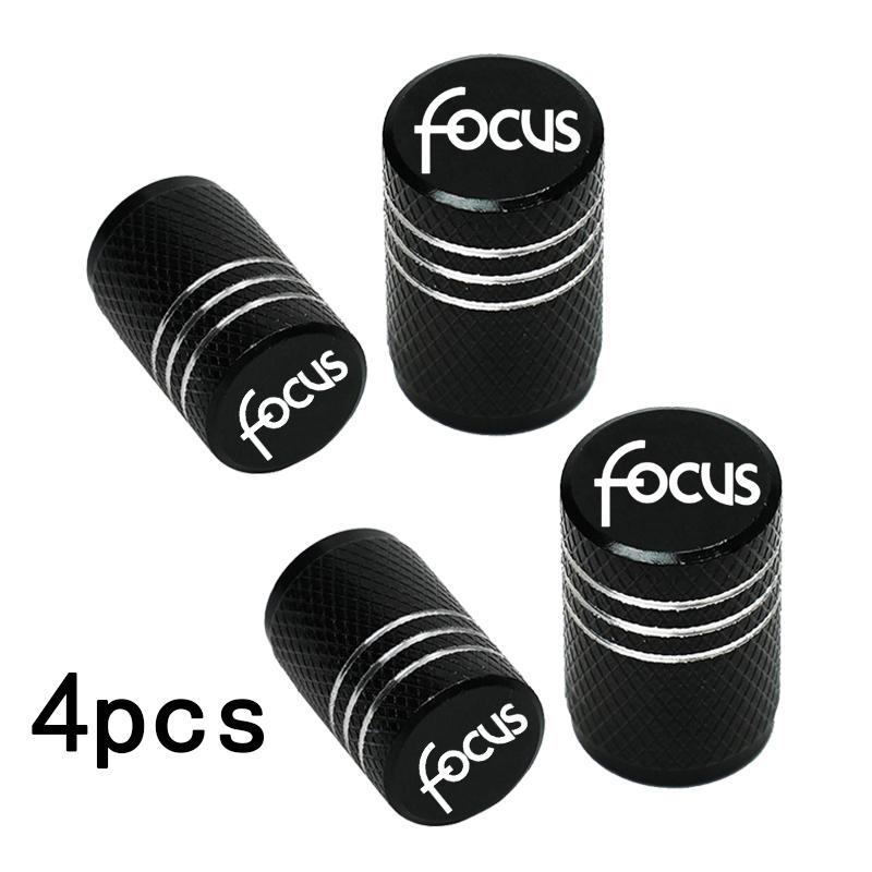 TQ012Car Wheel Tire Valve Caps Tyre Stem Covers Airdust Waterproof For Ford Focus 2 3 MK1 MK2 Fusion Escape Kuga Mondeo Accessories