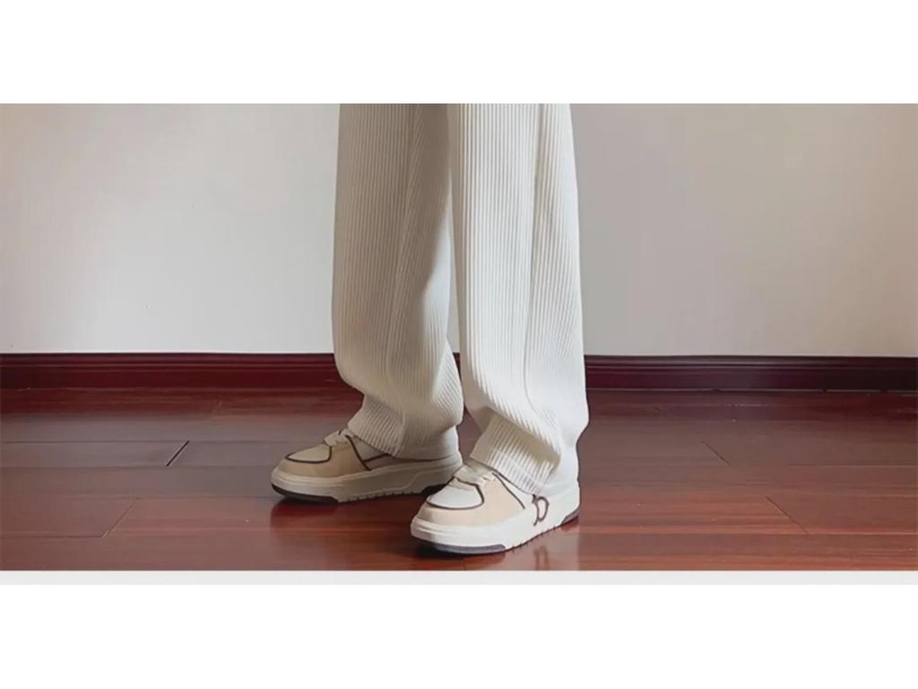 Khaki Velvet-Lined Corduroy Sweatpants for Boys - Oversized Wide-Leg Winter Trousers, American Style