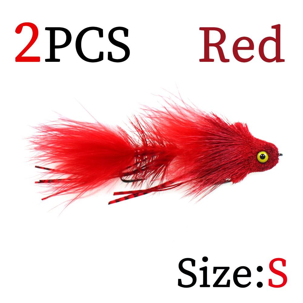 Artikulovaný streamerový muška s jelení srstí Bass Bug & Design s dvojháčkem Fish Spine pro velkou zvěř ve slané vodě, Efektivní rybářská nástraha