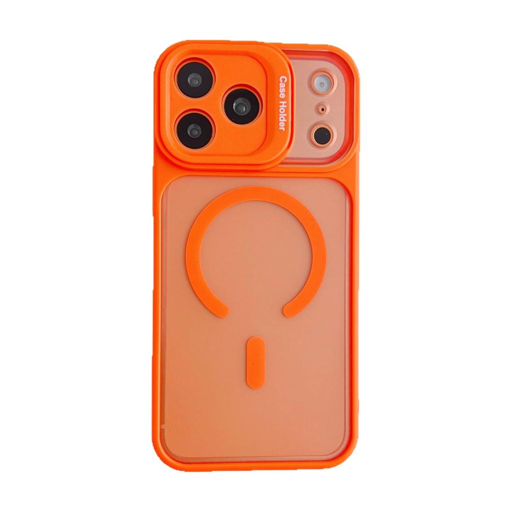 Custodia Magnetica per Telefono Cellulare con Supporto Lente Scudo Adatta per Apple 17PROMAX Foro Fine Magnetico 17PRO/17AIR/17