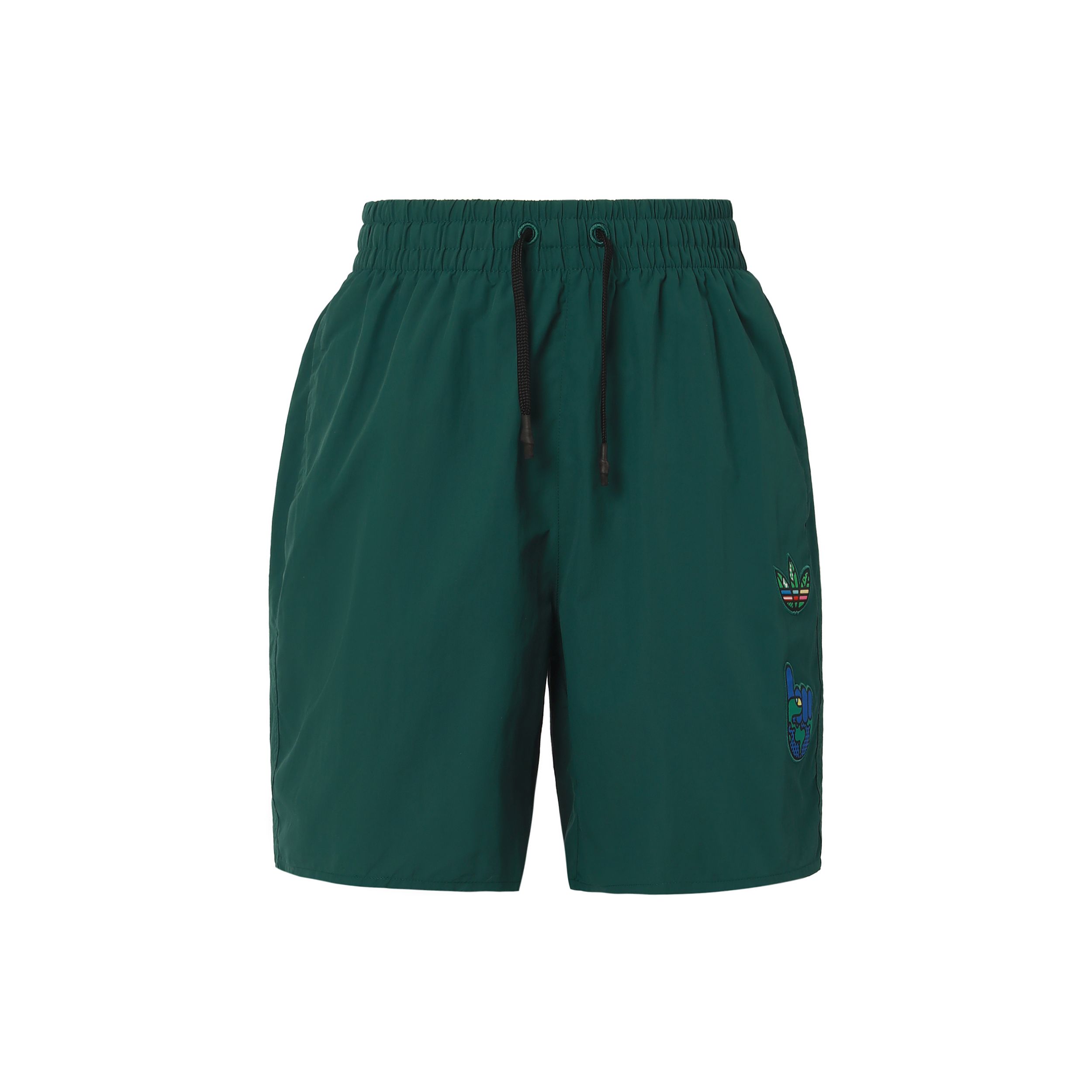 

Мужские шорты Adidas Originals Trefoil Artist с однотонными карманами и шнурком, зеленые HA4687 XXS