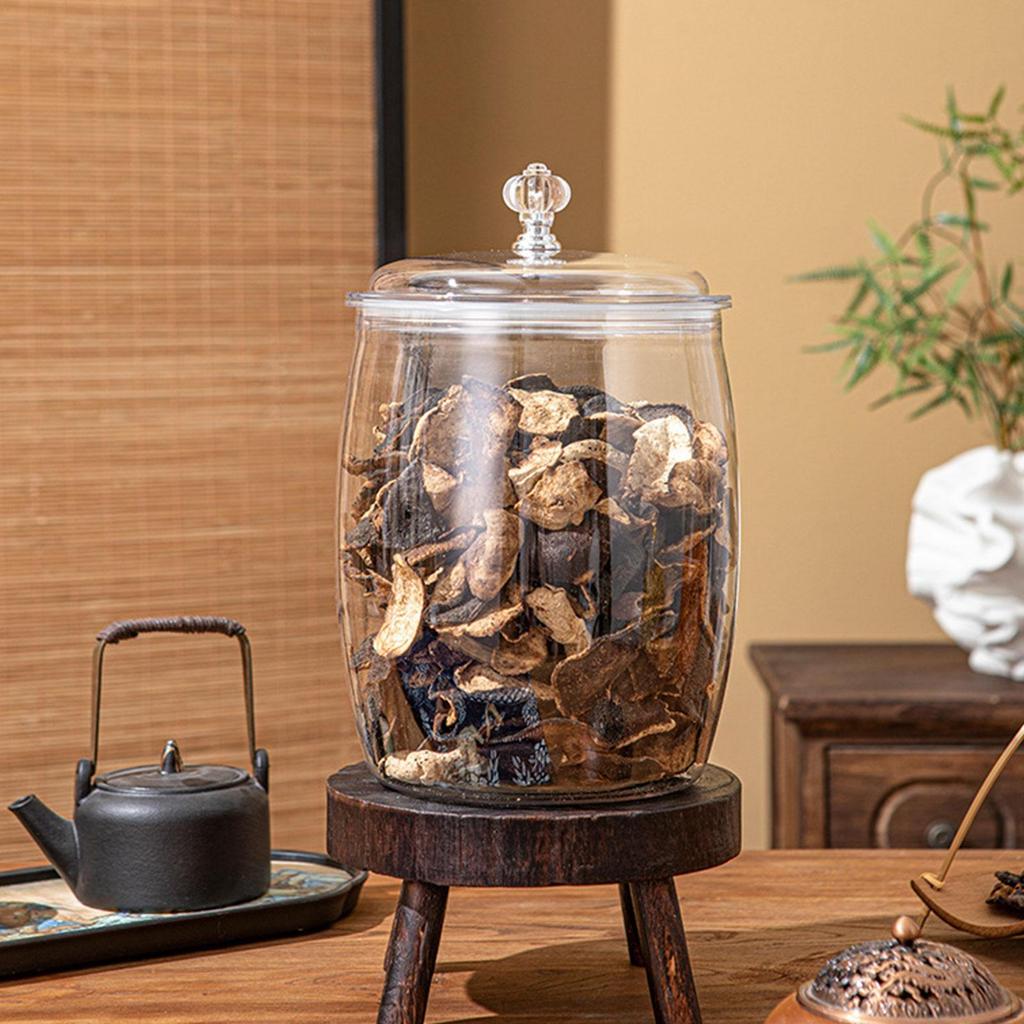 Food Storage Jar with Sealed Lid for Kitchen Organization Clear Sugar Cereal Flour
