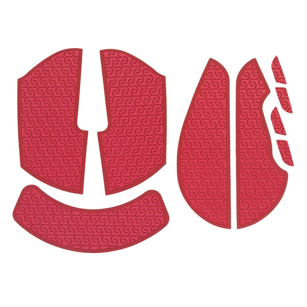 Corepad Soft Grips Grip Tape for FinalMouse Ultralight X Medium Lion (M), 1 Set, Soft Polymer Rubber (Red)