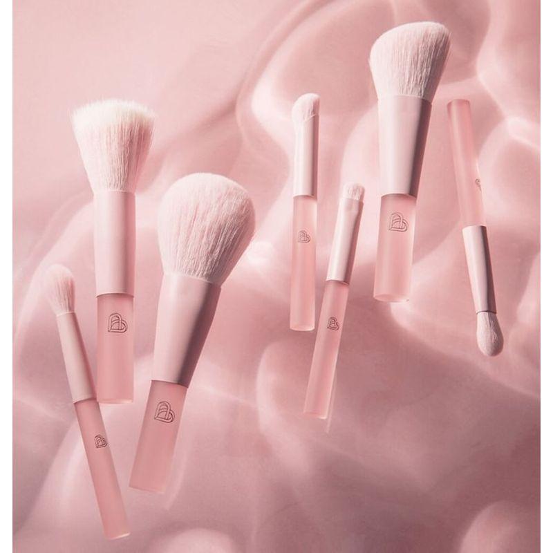 BLJ - Mini Make Up Brush Pouch Set - Sweet Peaches