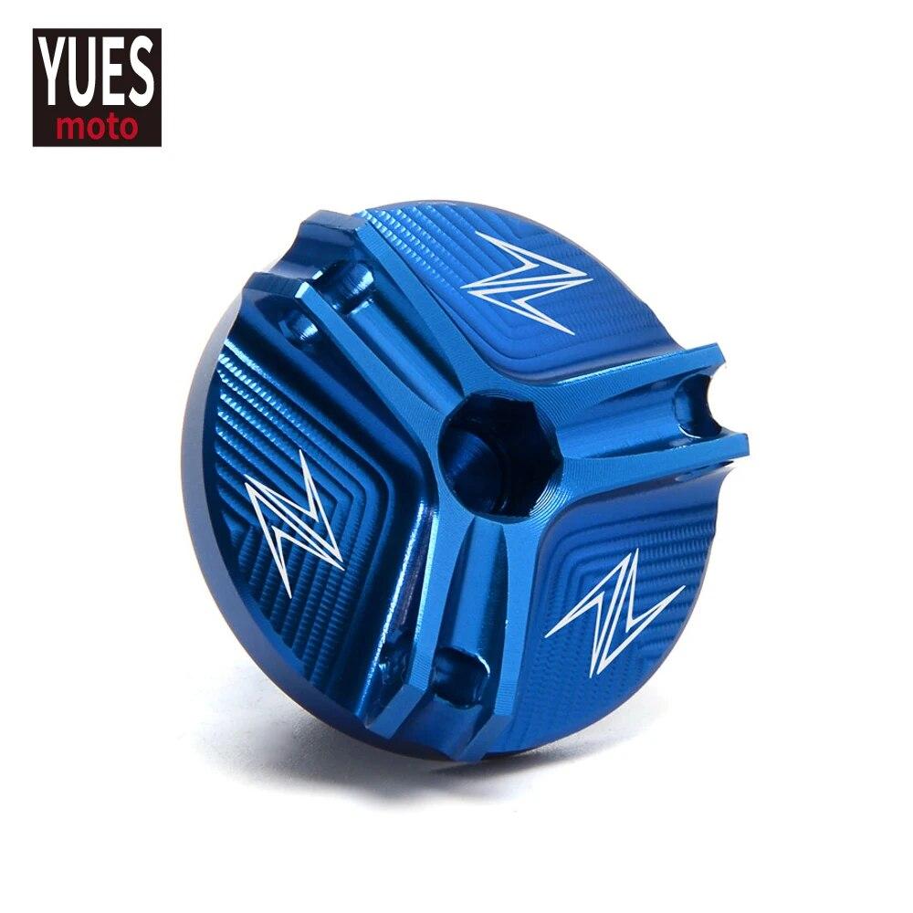 Moto Accessories M20*2.5 Aluminum Oil Filter Cup Engine Plug Cover For Kawasaki Z800 Z650 Z900 Z400 Z1000 Z1000R Z1000SX Z900RS