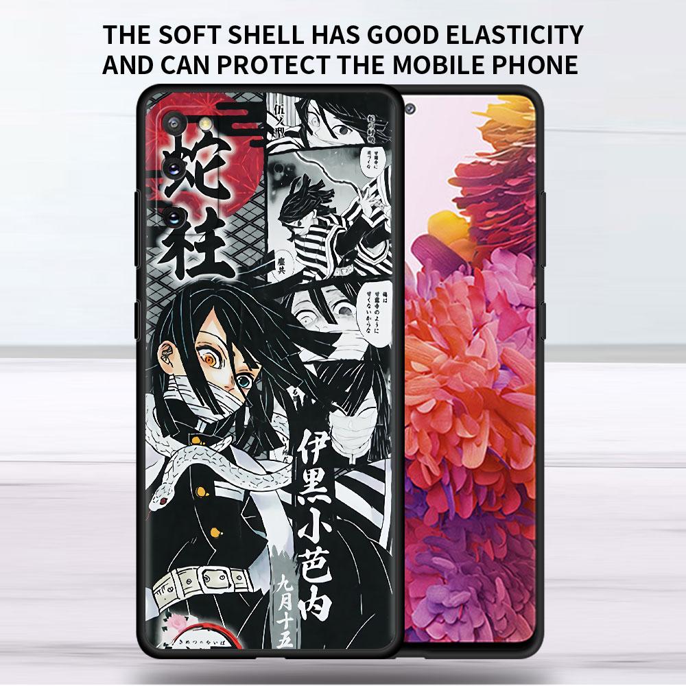 Mjukt Fodral För Samsung Galaxy Note 20 Ultra 10 Plus Lite A50 A70 A20 A40 A20e 9 8 A60 A10e Mobilskal Anime Demon Slayer Kimetsu