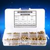 650Pcs Brass Eyelets Rivets Hollow Metal Buttonhole Classification Kit Hardware Accessories