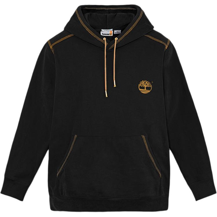 

Timberland Logo Hooded Sweatshirt Men Sweatshirts Black A694Q-001 S