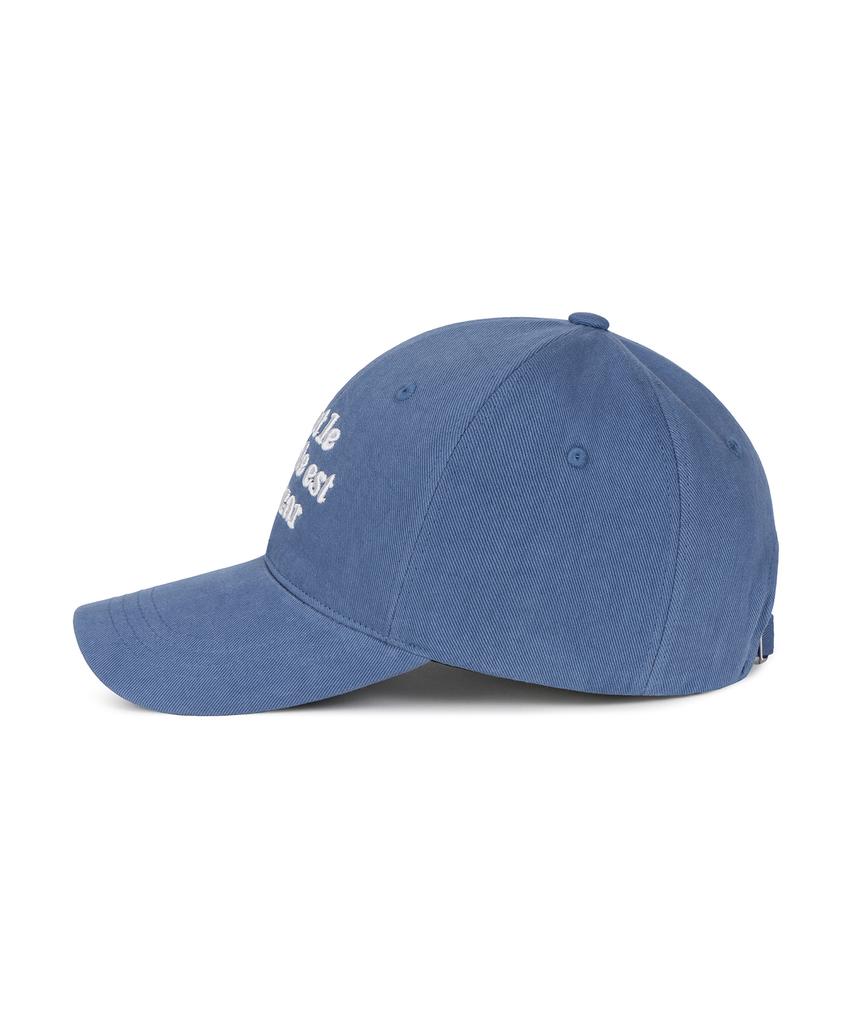 Bajal Tmv Lettering Ball Cap [Washed Blue]