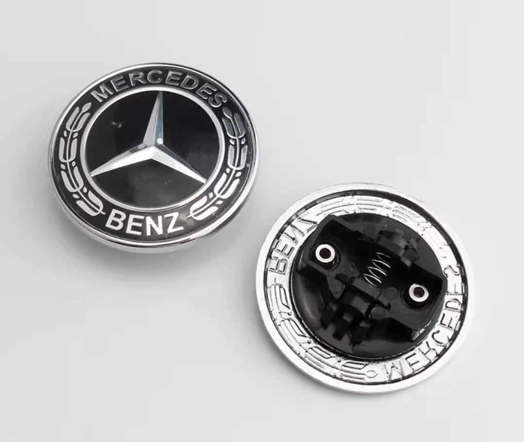 

1pcs 57mm Car Front Hood Emblem Badge Bonnet For Mercedes Benz AMGW204 W205 W212 W213 W221 W177 W246 GLA GLC Car Accessories