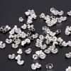 50Pieces Post Pierced Earring Backings Secure for Studs Safety Butterfly Ear