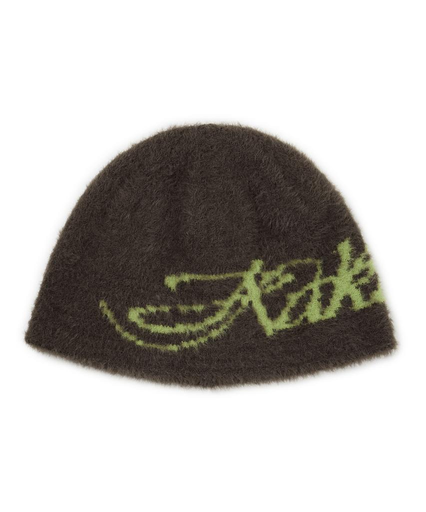AAKAM Flauschige Mütze (Braun)