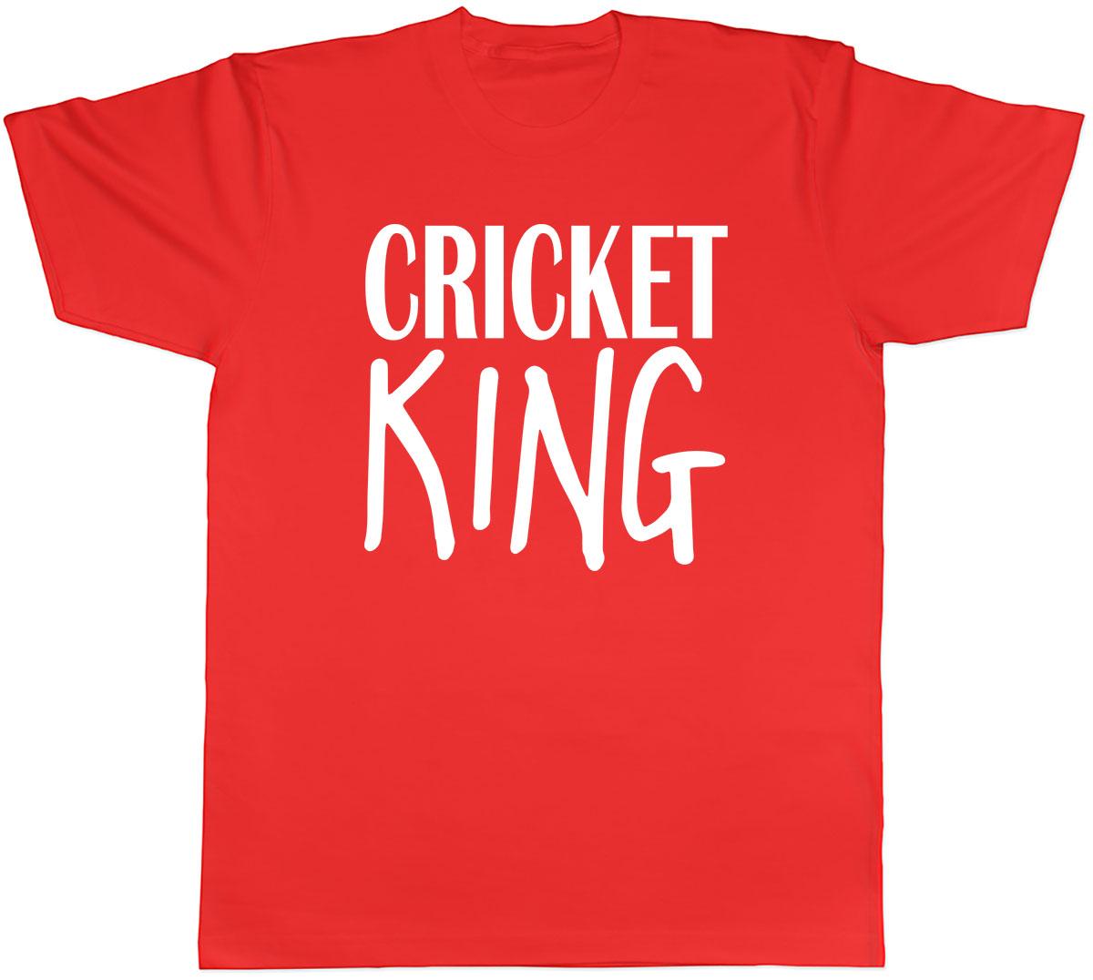 Cricket King Mens Unisex TShirt Tee S