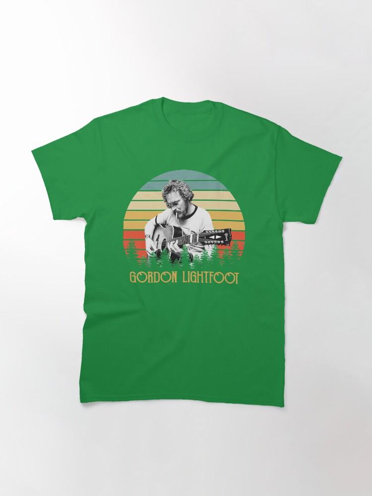 Gordon Lightfoot Music Vintage Retro Vintage 80S Gordon Folk Music Love You Fans Classic T-Shirt
