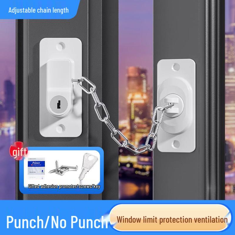 Adjustable Length Drawer & Window Restrictor for Child and Pet Safety