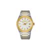 Waterproof Quartz Steel Strap Men's Watch White Dial SUR558P1