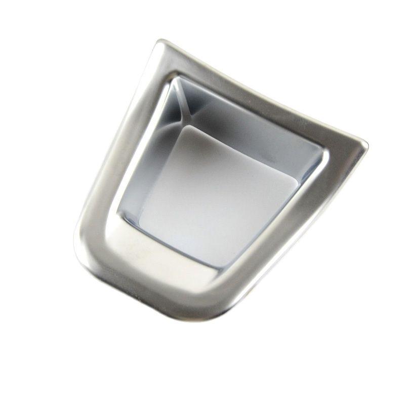 Silver Car Steering Wheel Decor Cover Frame Trim For VW Volkswagen  Teramont Atlas TROC Tiguan MK2 2017 2018 Styling