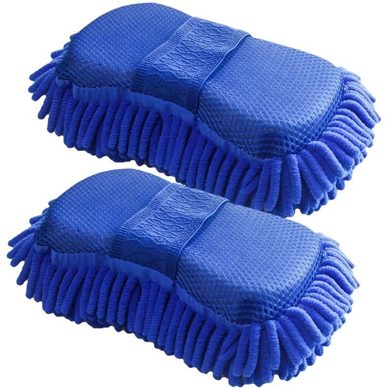 Car Cleaning Sponge Car Wash Care Washing Brush Pad Cleaning Tool Microfiber Polishing Dusting Scratch-free Washing Cars Floors